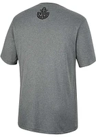 Colosseum Grand Valley State Lakers Charcoal High Pressure Short Sleeve T Shirt