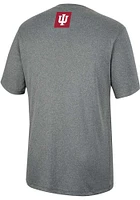 Colosseum Indiana Hoosiers Charcoal High Pressure Short Sleeve T Shirt