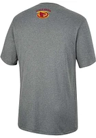 Colosseum Iowa State Cyclones Charcoal High Pressure Short Sleeve T Shirt