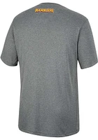 Colosseum Loyola Ramblers Charcoal High Pressure Short Sleeve T Shirt
