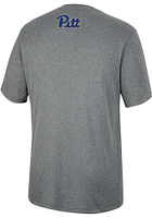 Colosseum Pitt Panthers Charcoal High Pressure Short Sleeve T Shirt