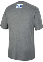 Colosseum Saint Louis Billikens Charcoal High Pressure Short Sleeve T Shirt
