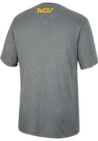 Colosseum West Chester Golden Rams Charcoal High Pressure Short Sleeve T Shirt