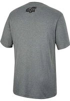 Colosseum Wichita State Shockers Charcoal High Pressure Short Sleeve T Shirt