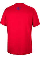 Colosseum Kansas Jayhawks Red TY Short Sleeve T Shirt