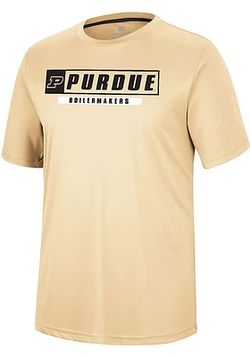 Colosseum Purdue Boilermakers Gold TY Short Sleeve T Shirt