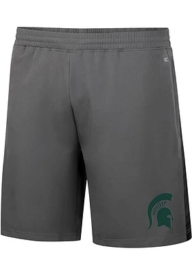 Colosseum Michigan State Spartans Mens Grey Smails Woven Shorts