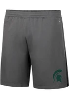 Colosseum Michigan State Spartans Mens Grey Smails Woven Shorts