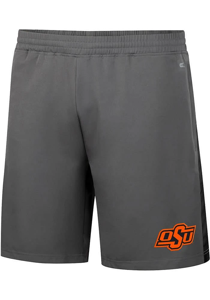 Colosseum Oklahoma State Cowboys Mens Grey Smails Woven Shorts