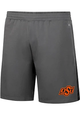 Colosseum Oklahoma State Cowboys Mens Grey Smails Woven Shorts