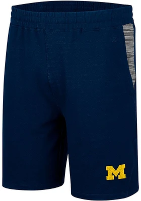 Colosseum Michigan Wolverines Mens Blue Wild Party Lounge Shorts
