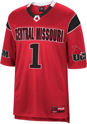 Colosseum Central Missouri Mules Red Let Things Happen Football Jersey