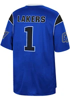 Colosseum Grand Valley State Lakers Blue Let Things Happen Football Jersey