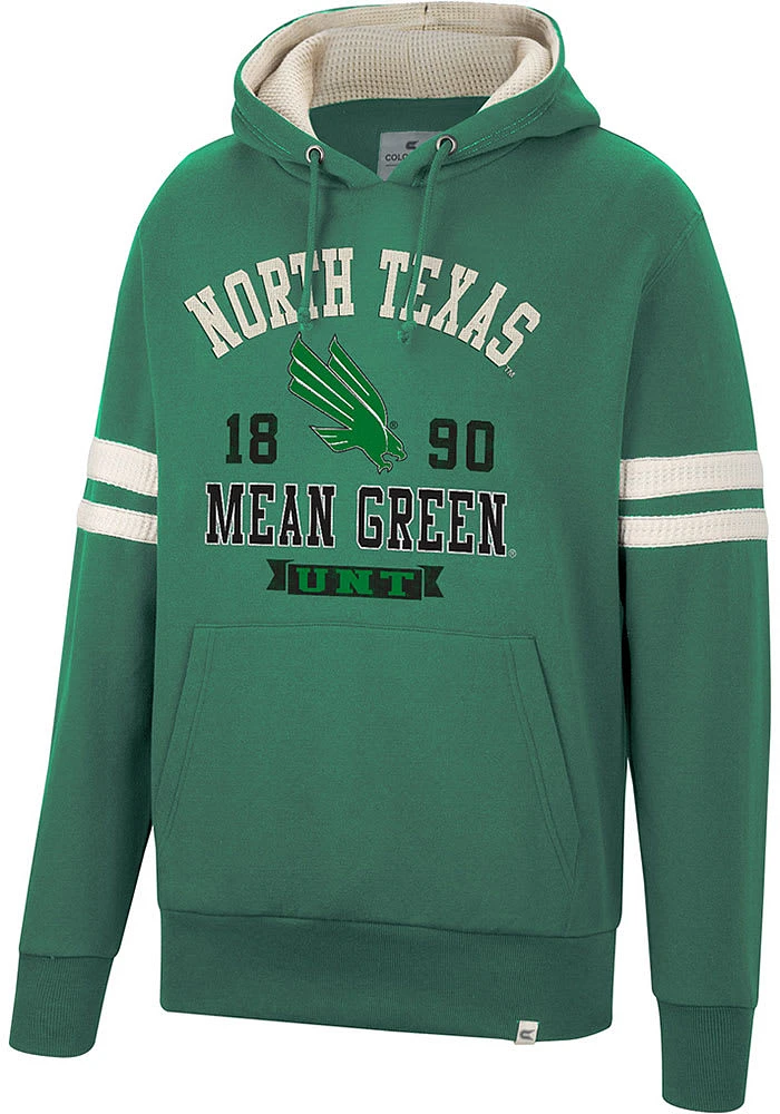 Colosseum North Texas Mean Green Mens O Hooligan Pullover Fashion Hood