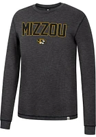 Colosseum Missouri Tigers Charcoal Noonan Thermal Long Sleeve Fashion T Shirt