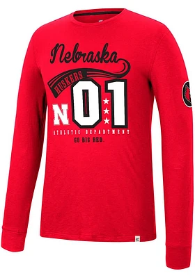 Colosseum Louisville Cardinals Red Before Electricity Long Sleeve Fashion T Shirt