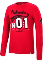 Colosseum Louisville Cardinals Red Before Electricity Long Sleeve Fashion T Shirt