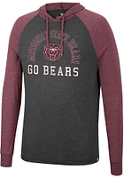 Colosseum Missouri State Bears Mens Charcoal Zen Philosopher Tee Fashion Hood