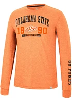 Colosseum Oklahoma State Cowboys Orange Zen Philosopher Long Sleeve Fashion T Shirt