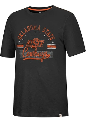Colosseum Oklahoma State Cowboys Black Hook It Short Sleeve Fashion T Shirt