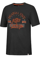 Colosseum Oklahoma State Cowboys Black Hook It Short Sleeve Fashion T Shirt