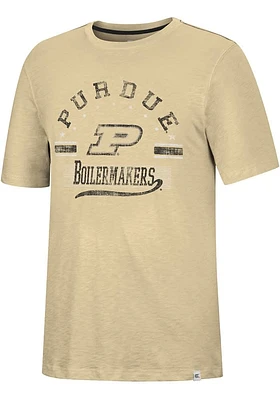 Colosseum Purdue Boilermakers Gold Hook It Short Sleeve Fashion T Shirt