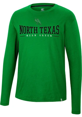 Colosseum North Texas Mean Green Earth First Recycled Long Sleeve T Shirt
