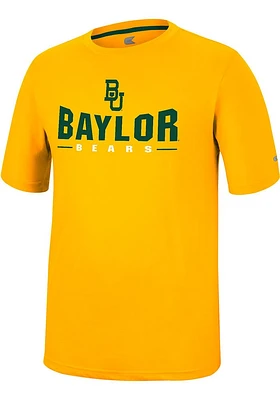 Colosseum Baylor Bears Gold McFiddish Short Sleeve T Shirt