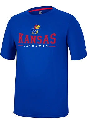 Colosseum Kansas Jayhawks McFiddish Short Sleeve T Shirt