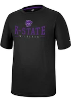Colosseum K-State Wildcats Black McFiddish Short Sleeve T Shirt