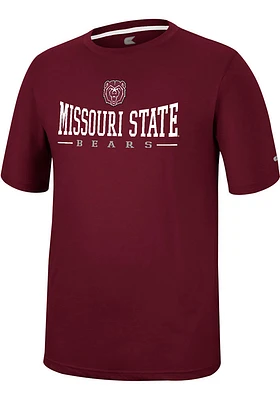 Colosseum Missouri State Bears Maroon McFiddish Short Sleeve T Shirt
