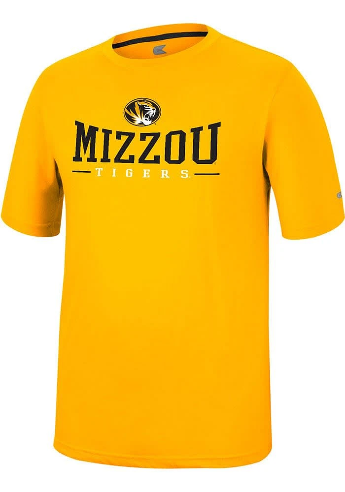 Colosseum Missouri Tigers Gold McFiddish Short Sleeve T Shirt