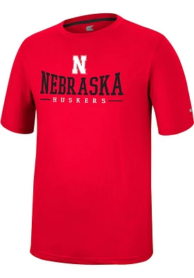 Colosseum Nebraska Cornhuskers Red McFiddish Short Sleeve T Shirt