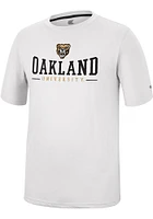Colosseum Oakland University Golden Grizzlies White McFiddish Short Sleeve T Shirt