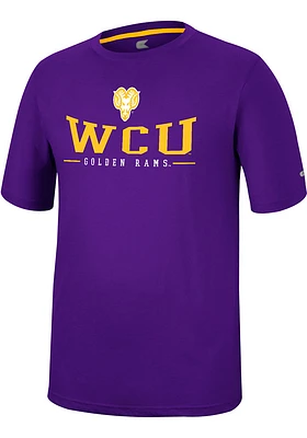Colosseum West Chester Golden Rams Purple McFiddish Short Sleeve T Shirt