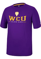 Colosseum West Chester Golden Rams Purple McFiddish Short Sleeve T Shirt