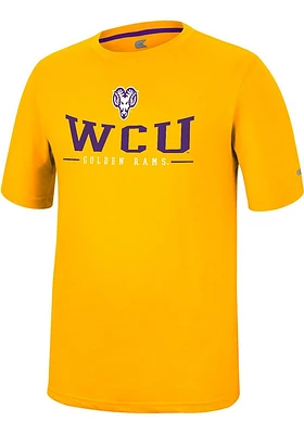 Colosseum West Chester Golden Rams Gold McFiddish Short Sleeve T Shirt