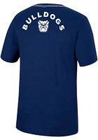 Colosseum Butler Bulldogs Navy Blue Motormouth Football Short Sleeve T Shirt
