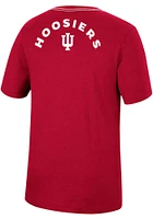 Colosseum Indiana Hoosiers Crimson Motormouth Football Short Sleeve T Shirt