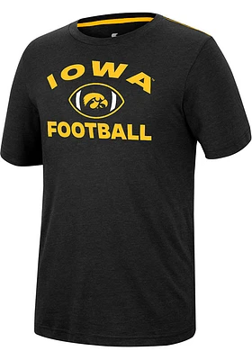 Colosseum Iowa Hawkeyes Motormouth Football Short Sleeve T Shirt