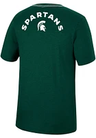 Colosseum Michigan State Spartans Motormouth Football Short Sleeve T Shirt