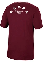 Colosseum Missouri State Bears Maroon Motormouth Football Short Sleeve T Shirt