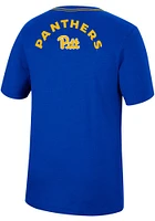 Colosseum Pitt Panthers Motormouth Football Short Sleeve T Shirt