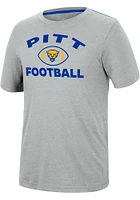 Colosseum Pitt Panthers Motormouth Football Short Sleeve T Shirt