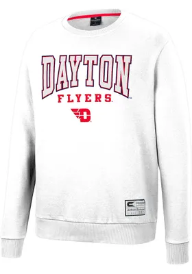 Colosseum Dayton Flyers Mens Scholarship Fleece Long Sleeve Crew Sweatshirt