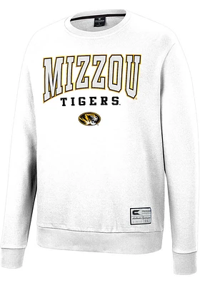 Colosseum Missouri Tigers Mens Scholarship Fleece Long Sleeve Crew Sweatshirt