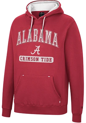 Colosseum Alabama Crimson Tide Mens Scholarship Fleece Long Sleeve Hoodie