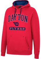 Colosseum Dayton Flyers Mens Scholarship Fleece Long Sleeve Hoodie