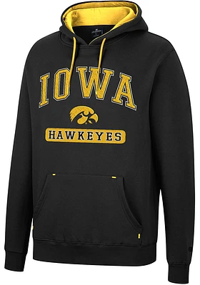 Colosseum Iowa Hawkeyes Mens Scholarship Fleece Long Sleeve Hoodie