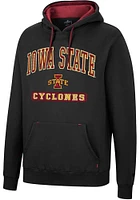 Colosseum Iowa State Cyclones Mens Black Scholarship Fleece Long Sleeve Hoodie